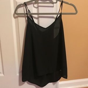 Hollister Black Crossback Tank